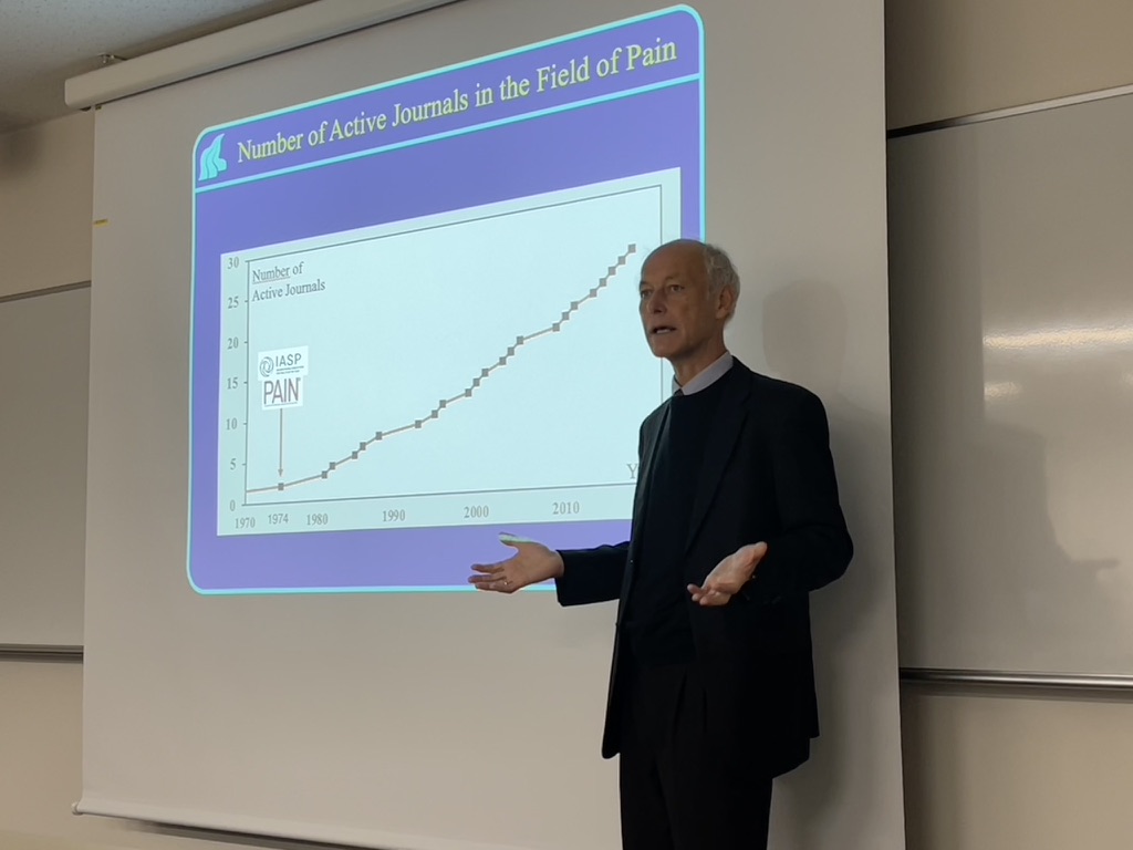 大学院講義 Prof. Lars-Arendt Nielsen来日