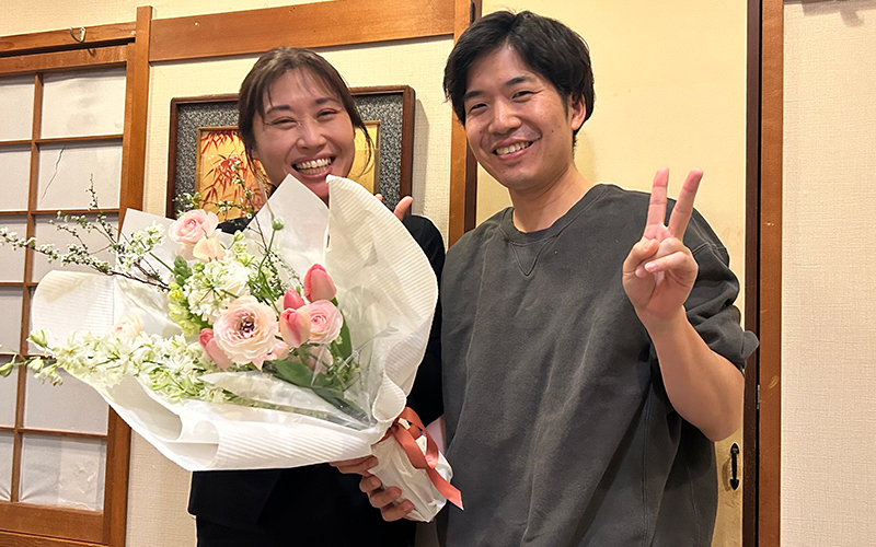 佐伯先生、高橋先生 送別会